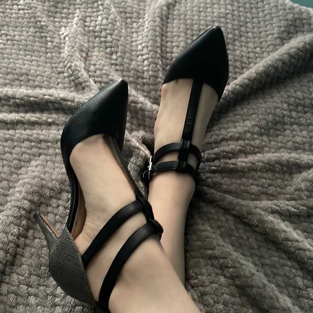 Aldo - Black & Grey Heels